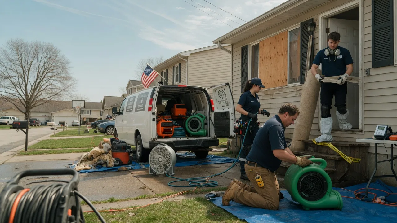 Water Damage Restoration in Carrington, ND near me